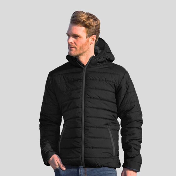 R233M Result Piumino leggero con cappuccio 100% poliestere Thumbnail