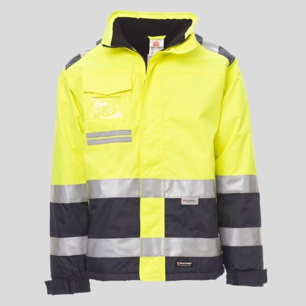 Hispeed Payper Giubbotto Imbottito Bande 3M alta visibilità Cl 2 EN 343 EN 14058 CL 3 Thumbnail