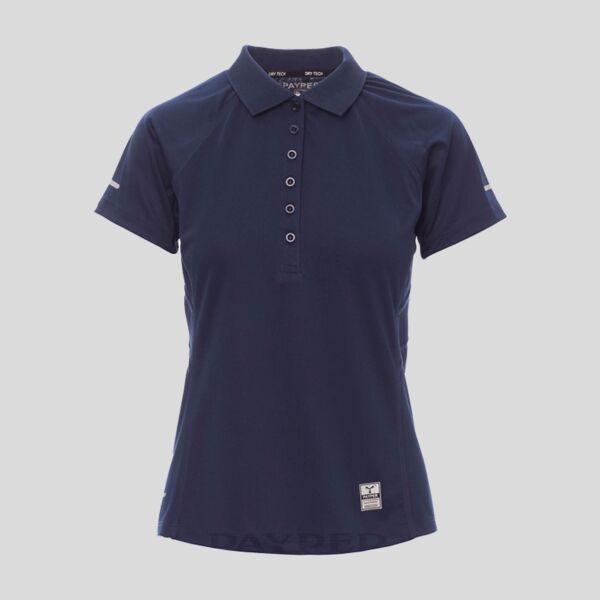 Training Lady Payper Polo donna tecnica sportiva 100% poliestere drytech 150gr Thumbnail