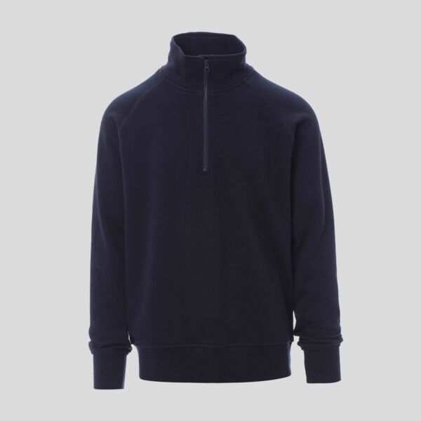 Austin Payper Felpa Zip corta Manica raglan Regular fit 100% cotone felpata internamente 330gr  Thumbnail