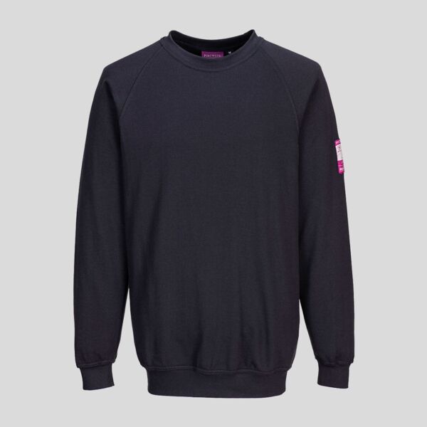 FR12 Portwest UC felpa uomo girocollo ignifuga antistatica EN 1149 EN ISO 11612 IEC 61482-2 Thumbnail