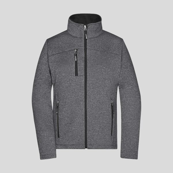 JN1147 James&Nicholson Giacca in softshell da donna con zip lunga e tasche interno in pile 280gr Thumbnail