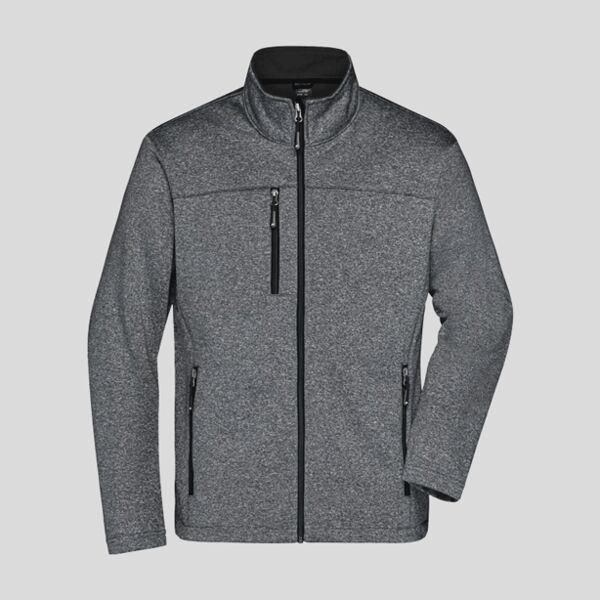 JN1148 James&Nicholson Giacca in softshell da uomo con zip lunga e tasche interno in pile  Thumbnail