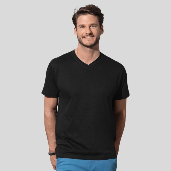 ST2300 Stedman T-shirt uomo manica corta e scollo a V 100% cotone 160gr Thumbnail