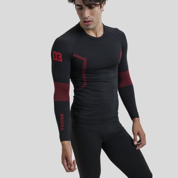 THERMO PRO 280 LS Payper  Maglia termica intima da uomo, maniche lunghe raglan Thumbnail