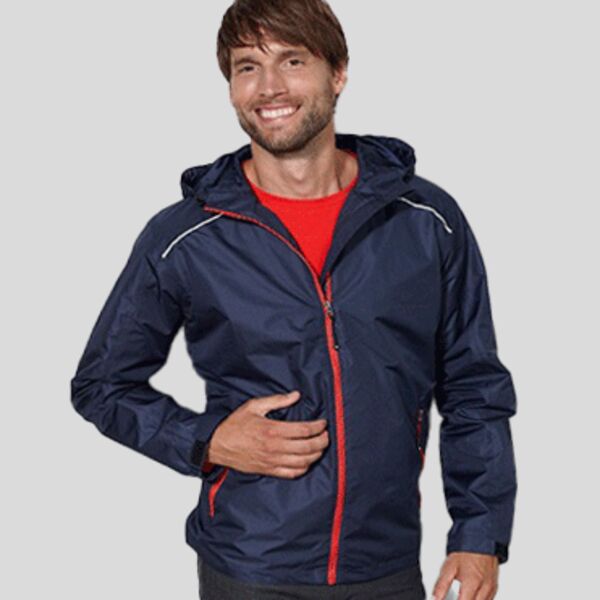 JN1118 James & Nicholson Giacca Antivento uomo bicolore Thumbnail