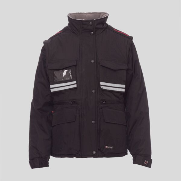 Tornado Lady Payper Giubbotto donna da lavoro imbottito con maniche e cappuccio staccabili Thumbnail