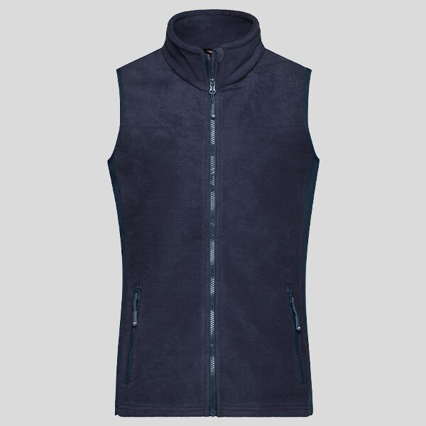 JN855 James&Nicholson Gilet Donna in pile con inserti elastici in softshell  Thumbnail