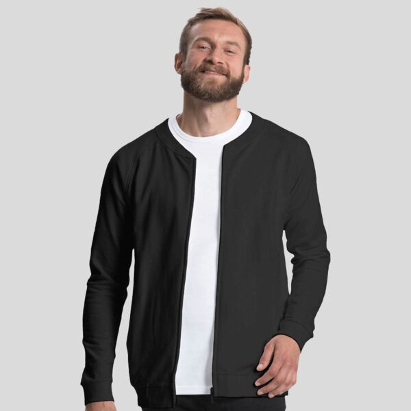 O73501 Neutral Felpa unisex zip lunga e tasche 100% cotone organico 300g certificato GOTS, ECOLABEL, OEKO-STANDARD TEX 100 Thumbnail