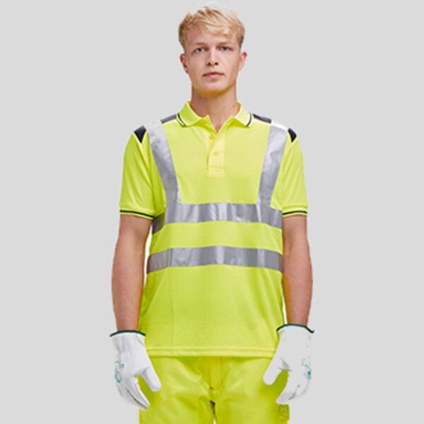 Guard+ Polo manica corta alta visibilità bicolore EN ISO 20471 CL.2 Thumbnail