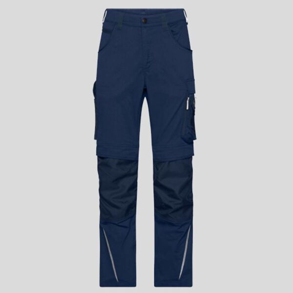 JN1832 James&Nicholson Pantalone multitasche SLIM FIT elasticizzato con inserti in cordura 260gr Thumbnail