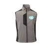 Cork Gilet Softshell da uomo bicolore elasticizzato con tasca al petto 95% poliestere 5% elastan 320gr Thumbnail