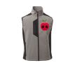 Cork Gilet Softshell da uomo bicolore elasticizzato con tasca al petto 95% poliestere 5% elastan 320gr Thumbnail