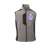 Cork Gilet Softshell da uomo bicolore elasticizzato con tasca al petto 95% poliestere 5% elastan 320gr Thumbnail