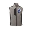 Cork Gilet Softshell da uomo bicolore elasticizzato con tasca al petto 95% poliestere 5% elastan 320gr Thumbnail