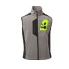 Cork Gilet Softshell da uomo bicolore elasticizzato con tasca al petto 95% poliestere 5% elastan 320gr Thumbnail