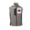 Cork Gilet Softshell da uomo bicolore elasticizzato con tasca al petto 95% poliestere 5% elastan 320gr Thumbnail
