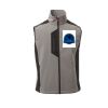 Cork Gilet Softshell da uomo bicolore elasticizzato con tasca al petto 95% poliestere 5% elastan 320gr Thumbnail