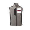 Cork Gilet Softshell da uomo bicolore elasticizzato con tasca al petto 95% poliestere 5% elastan 320gr Thumbnail