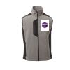 Cork Gilet Softshell da uomo bicolore elasticizzato con tasca al petto 95% poliestere 5% elastan 320gr Thumbnail