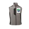 Cork Gilet Softshell da uomo bicolore elasticizzato con tasca al petto 95% poliestere 5% elastan 320gr Thumbnail