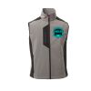 Cork Gilet Softshell da uomo bicolore elasticizzato con tasca al petto 95% poliestere 5% elastan 320gr Thumbnail