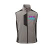 Cork Gilet Softshell da uomo bicolore elasticizzato con tasca al petto 95% poliestere 5% elastan 320gr Thumbnail