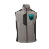 Cork Gilet Softshell da uomo bicolore elasticizzato con tasca al petto 95% poliestere 5% elastan 320gr Thumbnail