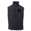 Cork Gilet Softshell da uomo bicolore elasticizzato con tasca al petto 95% poliestere 5% elastan 320gr Thumbnail