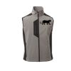 Cork Gilet Softshell da uomo bicolore elasticizzato con tasca al petto 95% poliestere 5% elastan 320gr Thumbnail