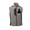Cork Gilet Softshell da uomo bicolore elasticizzato con tasca al petto 95% poliestere 5% elastan 320gr Thumbnail