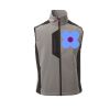 Cork Gilet Softshell da uomo bicolore elasticizzato con tasca al petto 95% poliestere 5% elastan 320gr Thumbnail