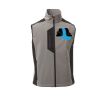 Cork Gilet Softshell da uomo bicolore elasticizzato con tasca al petto 95% poliestere 5% elastan 320gr Thumbnail