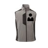 Cork Gilet Softshell da uomo bicolore elasticizzato con tasca al petto 95% poliestere 5% elastan 320gr Thumbnail