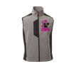 Cork Gilet Softshell da uomo bicolore elasticizzato con tasca al petto 95% poliestere 5% elastan 320gr Thumbnail