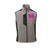 Cork Gilet Softshell da uomo bicolore elasticizzato con tasca al petto 95% poliestere 5% elastan 320gr Thumbnail