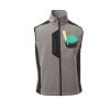 Cork Gilet Softshell da uomo bicolore elasticizzato con tasca al petto 95% poliestere 5% elastan 320gr Thumbnail