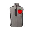Cork Gilet Softshell da uomo bicolore elasticizzato con tasca al petto 95% poliestere 5% elastan 320gr Thumbnail
