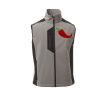Cork Gilet Softshell da uomo bicolore elasticizzato con tasca al petto 95% poliestere 5% elastan 320gr Thumbnail