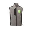 Cork Gilet Softshell da uomo bicolore elasticizzato con tasca al petto 95% poliestere 5% elastan 320gr Thumbnail