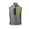 Cork Gilet Softshell da uomo bicolore elasticizzato con tasca al petto 95% poliestere 5% elastan 320gr Thumbnail