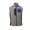 Cork Gilet Softshell da uomo bicolore elasticizzato con tasca al petto 95% poliestere 5% elastan 320gr Thumbnail