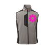 Cork Gilet Softshell da uomo bicolore elasticizzato con tasca al petto 95% poliestere 5% elastan 320gr Thumbnail