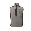Cork Gilet Softshell da uomo bicolore elasticizzato con tasca al petto 95% poliestere 5% elastan 320gr Thumbnail