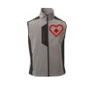 Cork Gilet Softshell da uomo bicolore elasticizzato con tasca al petto 95% poliestere 5% elastan 320gr Thumbnail