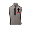 Cork Gilet Softshell da uomo bicolore elasticizzato con tasca al petto 95% poliestere 5% elastan 320gr Thumbnail