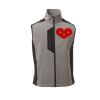Cork Gilet Softshell da uomo bicolore elasticizzato con tasca al petto 95% poliestere 5% elastan 320gr Thumbnail