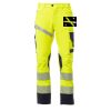 NEXT 4W HI-VI Pantalone unisex, “4 way stretch”, multistagione, in alta visibilità 92% poliestere 8% elastan 280gr/mq EN ISO 20471 CL.2 Thumbnail
