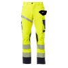 NEXT 4W HI-VI Pantalone unisex, “4 way stretch”, multistagione, in alta visibilità 92% poliestere 8% elastan 280gr/mq EN ISO 20471 CL.2 Thumbnail
