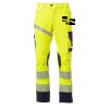 NEXT 4W HI-VI Pantalone unisex, “4 way stretch”, multistagione, in alta visibilità 92% poliestere 8% elastan 280gr/mq EN ISO 20471 CL.2 Thumbnail